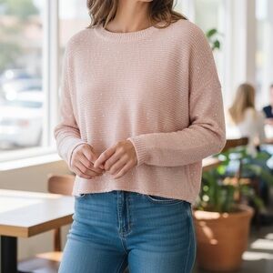 NWOT LILLY PULITZER BABY PINK SEQUIN SWEATER WOMENS SIZE XXS